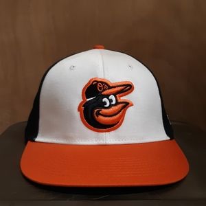 Vintage MLB Baltimore Orioles Baseball Velcro Hat Size OSFM